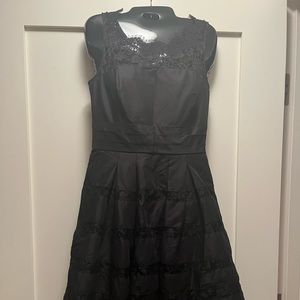 Beautiful black tea length dress